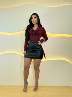 BODY MICROFIBRA DECOTE CAIDINHO - Menina VIP