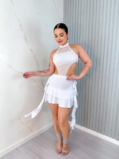 BODY SUPLEX COM TULE PESCOÇO - Menina VIP