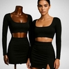 CROPPED QUADRADO MANGA LONGA - comprar online