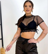 CROPPED TULE POÁ