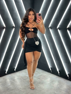 BODY CORDINHA ELÁSTICO TULE - Menina VIP