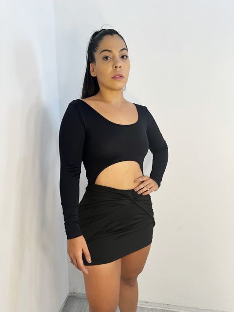 BODY SUPLEX MANGA LONGA SUSPENSÓRIO