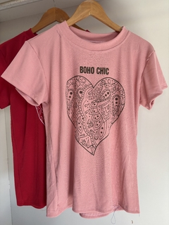 T-SHIRT CANELADA BOHO CHIC na internet