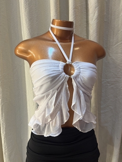 BATINHA TULE COM ARGOLA - loja online