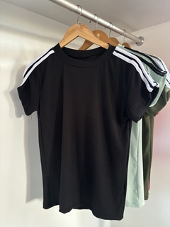 T-SHIRT CANELADA COM VIÉS - comprar online