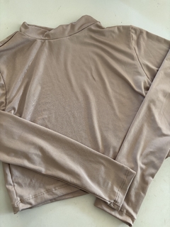 CROPPED LIA MICROFIBRA MANGA LONGA - loja online