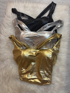 CROPPED METALIZADO COM BOJO - Menina VIP