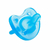 Chupeta PhysioForma Soft Silicone Azul 6-12m Tam.2 - Chicco