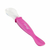 Colher de Silicone Ponta Dupla Rosa - Clingo - comprar online