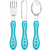 Kit Talher Estrelinha 3un. Azul - Buba