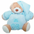 Pelúcia Urso Nino 22cm Azul - Zip