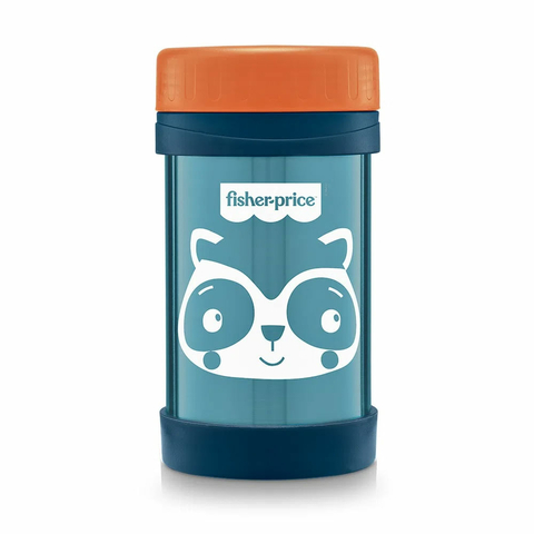 Pote Térmico Aço Inox Ho & Cold Fisher Price Azul Blueberry- Fisher Price
