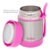 Pote Térmico Inox com Colher Rosa 360ml - Buba - comprar online