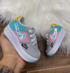 NIKE AIR FORCE - Rosa e Verde Tiffany