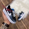 NIKE AIR FORCE - Detalhe Chapiscado Azul