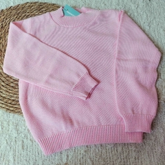 Sweter de Hilo Rosa bebe