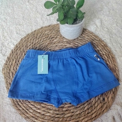 Boxer azul algodón