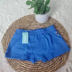 Boxer azul algodón