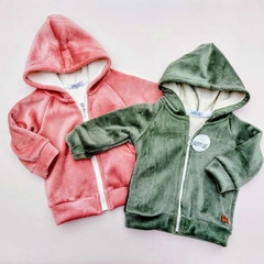 Campera de corderoy con polar
