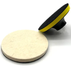 Disco de fieltro para pulidora 75x7mm rosca M14 - comprar online
