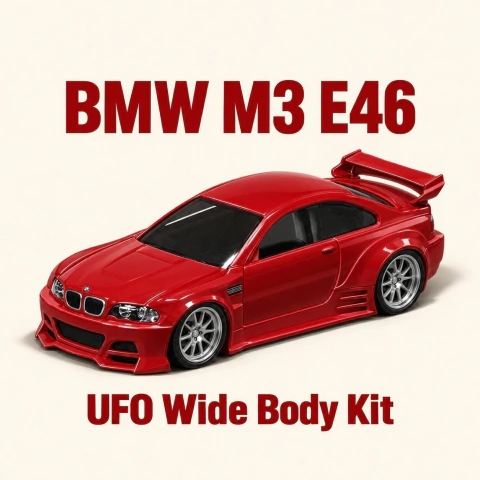 Bodykit 1/64 BMW M3 E46 – UFO Wide Body Kit – StanceLab 64