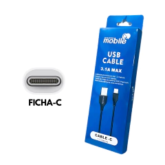 Cable de Datos Mobile 3.1A Carga Rápida – USB a Tipo C - comprar online