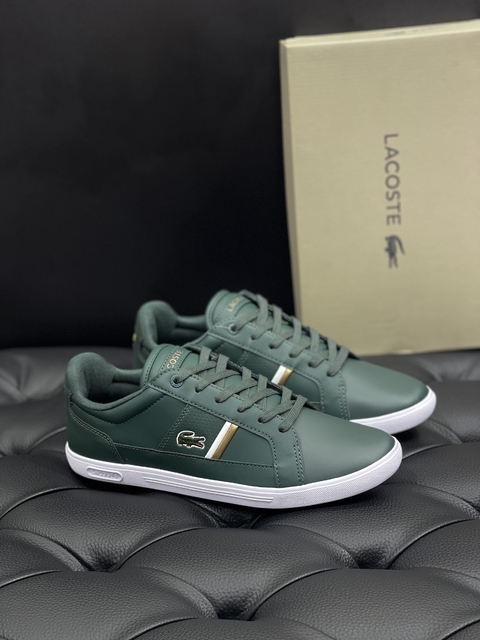 Sapatênis Lacoste Europa - GRN/ WHT
