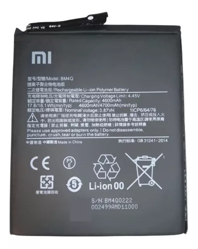 Batería Para Xiaomi Poco F2 Pro Bm4q