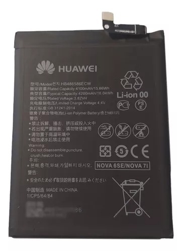 Batería Para Huawei P40 Lite Hb486586ecw