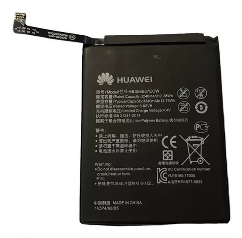 Bateria Para Huawei Mate 10 Lite / Honor 7x Hb356687ecw