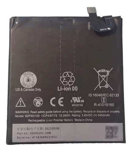 Bateria Para Google Pixel B2pw2100