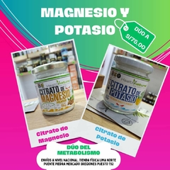 CITRATO DE MAGNESIO + CITRATO DE POTASIO