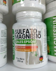 SAL DE EPSOM (Sulfato de Magnesio) 250gr