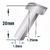 Pinos Para Pinadores Pneumpaticos 20 X 1,25 X 1 Mm Embalalagem Com 5000 Unidades Mtx - comprar online