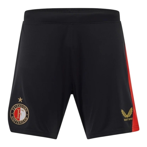 Short Feyenoord I 25/26 - Masculino Castore - Preto