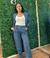 Blazer alongado com abotoamento frontal na internet