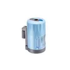 Sacapuntas con manija celeste IBICO