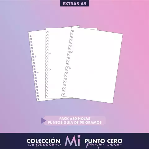 Repuestos A5 Punto Guia x80hjs Mi Colección Punto Cero