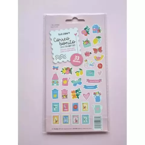 Diecuts ilustrados CORREO BONITO 600880 IBICRAFT