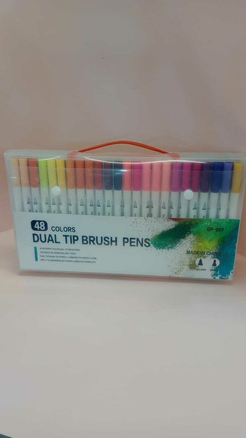 Marcador doble punta x48 COLOURS