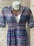 Vestido estampado vintage - comprar online
