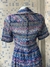 Vestido estampado vintage - comprar online