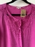 Blusa vintage de seda na internet