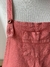 Jardineira Jeans rosa - Tertúlia Brechó