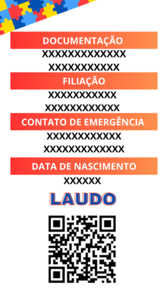 Crachá Autismo Modelo 3 - comprar online