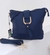 Cartera Co-Cuero Con Hebilla Dorada