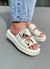 Sandalia Flatform Spike Velcro l2790 (Off-White)