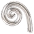 9" Espiral Silver