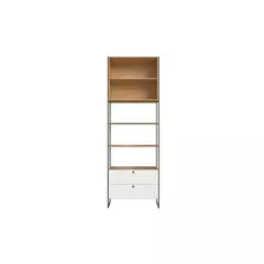 Estante Modulado Infinity 2 Portas e 2 Gavetas Savana/branco - comprar online