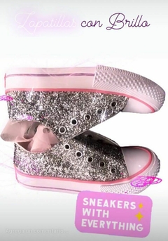 Zapatilas con brillo